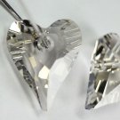 2 Swarovski 17mm 6240 Wild Heart Pendant Silver Shade