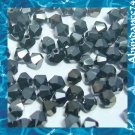 36 pcs Swarovski Crystal Elements 5301 5mm BICONE Beads JET HEMATITE 2X