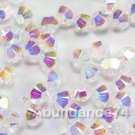 36 pcs Swarovski Crystal Elements 5328 5mm XILLION BICONE Beads CLEAR AB2X
