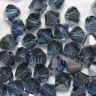 36 pcs Swarovski Crystal Elements 5301 5mm BICONE Beads MONTANA SATIN