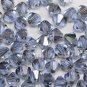36 pcs Swarovski Crystal Elements 5301 5mm BICONE Beads LIGHT SAPPHIRE SATIN