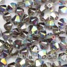 72 Swarovski 5328 Xilion Beads 4mm Crystal Clear ABST