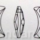 Swarovski Crystal 6722 16mm MOON GOLDEN SHADOW
