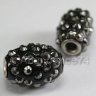 4 Pieces Big Barrel Big Hole Charm Spacer Beads (BC31BK)