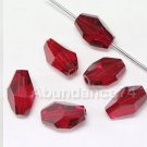 4 pcs Swarovski Crystal 5203 POLYGON Beads 12mm x 8mm SIAM