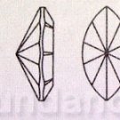 2 Swarovski 4228 15mm Xilion Navette Tanzanite Foiled