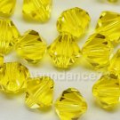 36 pcs Swarovski Crystal Elements 5301 5mm BICONE Beads Crystal CITRINE