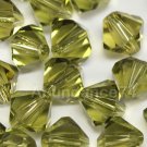 36 pcs Swarovski Crystal Elements 5301 5mm BICONE Beads KHAKIS