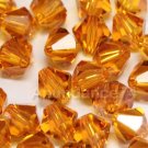 36 pcs Swarovski Crystal Elements 5301 5mm BICONE Beads TOPAZ