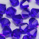 36 pcs Swarovski Crystal Elements 5301 5mm BICONE Beads COBALT