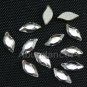 Swarovski Crystal 8mm 2797 Leaf Flat back NoHF Clear