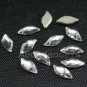 Swarovski Crystal 8mm 2797 Leaf Flat back NoHF Clear