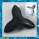 Swarovski Crystal Orchid Pendant 20mm 6906 Black Jet