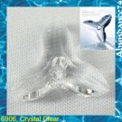 Swarovski Crystal Clear Orchid Pendant 20mm 6906 NEW