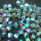 72 Swarovski Crystal 5328 4mm Xilion Beads Greige AB2X