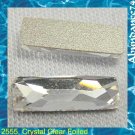 4 Swarovski 2555 Crystal Clear Foiled 12mm Cosmic  NoHF