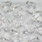 12 pcs Swarovski Crystal Elements 5301 8mm BICONE Beads CLEAR