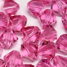 12 pcs Swarovski Crystal Elements 5301 8mm BICONE Beads ROSE