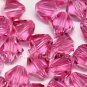 12 pcs Swarovski Crystal Elements 5301 8mm BICONE Beads ROSE