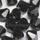 12 pcs Swarovski Crystal Elements 5301 8mm BICONE Beads JET