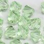 12 pcs Swarovski Crystal Elements 5301 8mm BICONE Beads CHRYSOLITE