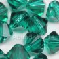 12 pcs Swarovski Crystal Elements 5301 8mm BICONE Beads EMERALD