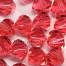 12 pcs Swarovski Crystal Elements 5301 8mm BICONE Beads PADPARASCHA