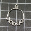6 Pieces Sterling Silver 11mm Round Chandelier Earrings Findings CF01