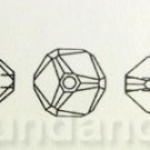 2 Pcs Swarovski 5650 16mm X 10mm CUBIST SHAPE Crystal CLEAR AB