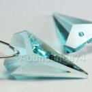 2 pcs Swarovski  8762 25mm STRASS Crystal TRIANGLE Pendant ANTIQUE GREEN