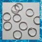 20 High Quality 925 Sterling Silver  Open Rings 7mm