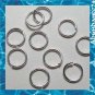 20 High Quality 925 Sterling Silver  Open Rings 7mm