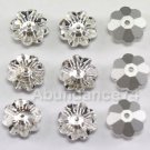 12 pcs Swarovski 3700 Magaritas 8mm Crystal CLEAR FOILED