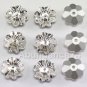 12 pcs Swarovski 3700 Magaritas 8mm Crystal CLEAR FOILED