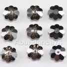 12 pcs Swarovski 3700 Magaritas 8mm Crystal CLEAR SATIN