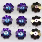 12 pcs Swarovski 3700 Magaritas 8mm Crystal HELITROPE