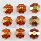 12 pcs Swarovski 3700 Magaritas 8mm Crystal TOPAZ AB