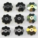 24 pcs Swarovski 3700 Magaritas Beads 6mm Crystal JET AB