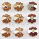 24 pcs Swarovski 3700 Magaritas Beads 6mm Crystal LIGHT COLORADO TOPAZ AB