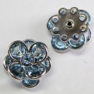 Swarovski Crystal 60478 Filigree Silver Aquamarine 14mm