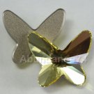 Swarovski 18mm 2854 Butterfly Crystal Jonquil No HF