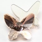 Swarovski 18mm 2854 Butterfly Flat Crystal Silk No HF