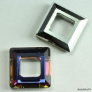 1 piece Swarovski Crystal 4439 Square Frame 20mm VOLCANO