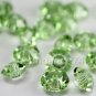 Swarovski Crystal Elements 5305 5mm Spacer Beads - Peridot