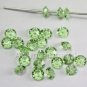 Swarovski Crystal Elements 5305 5mm Spacer Beads - Peridot