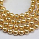 Swarovski Crystal Pearl 3mm 5810 Round Ball Gold Color