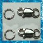 2 Solid 925 Sterling Silver High Quality Lobster Clip