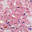 72 4mm Swarovski Crystal 5328 Xilion bead Light Rose AB