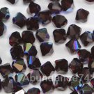 72pcs 4mm Swarovski Crystal 5328 Xilion beads Garnet AB