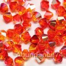 72 4mm Swarovski Crystal 5328 Xilion beads Fire Opal AB